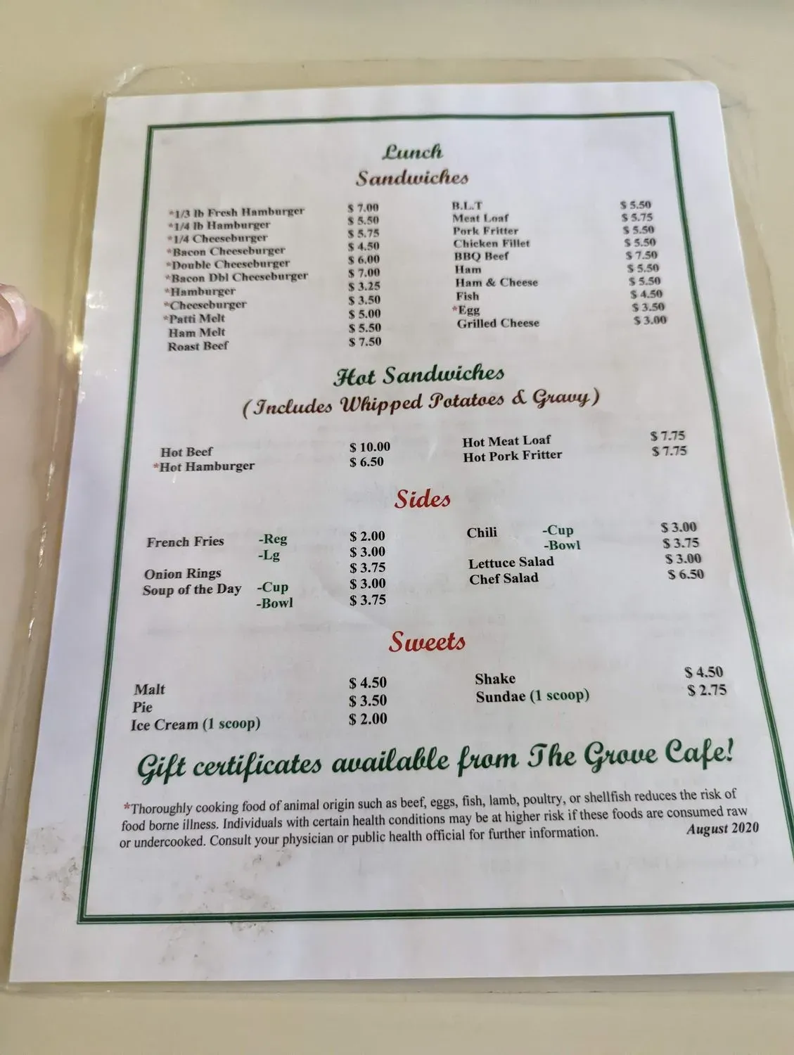 Menu 2