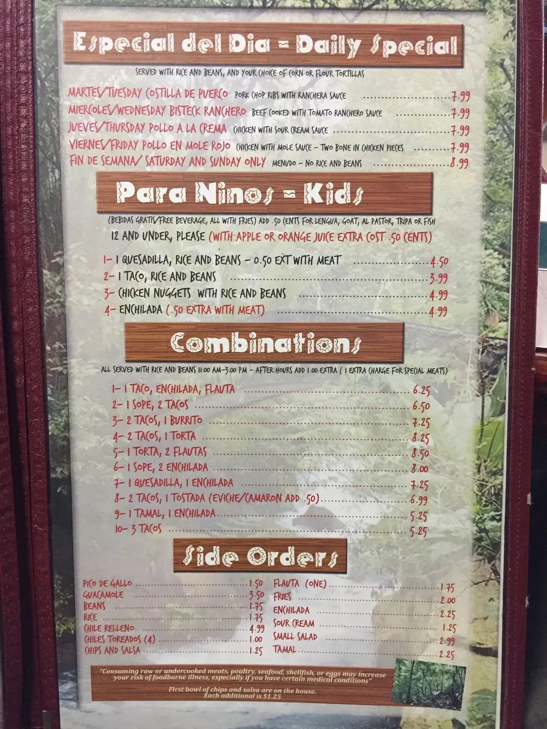 Menu 4