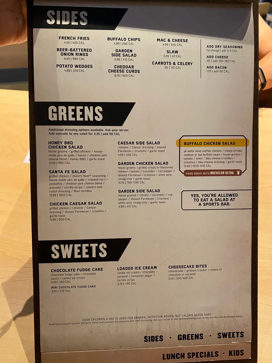 Menu 4