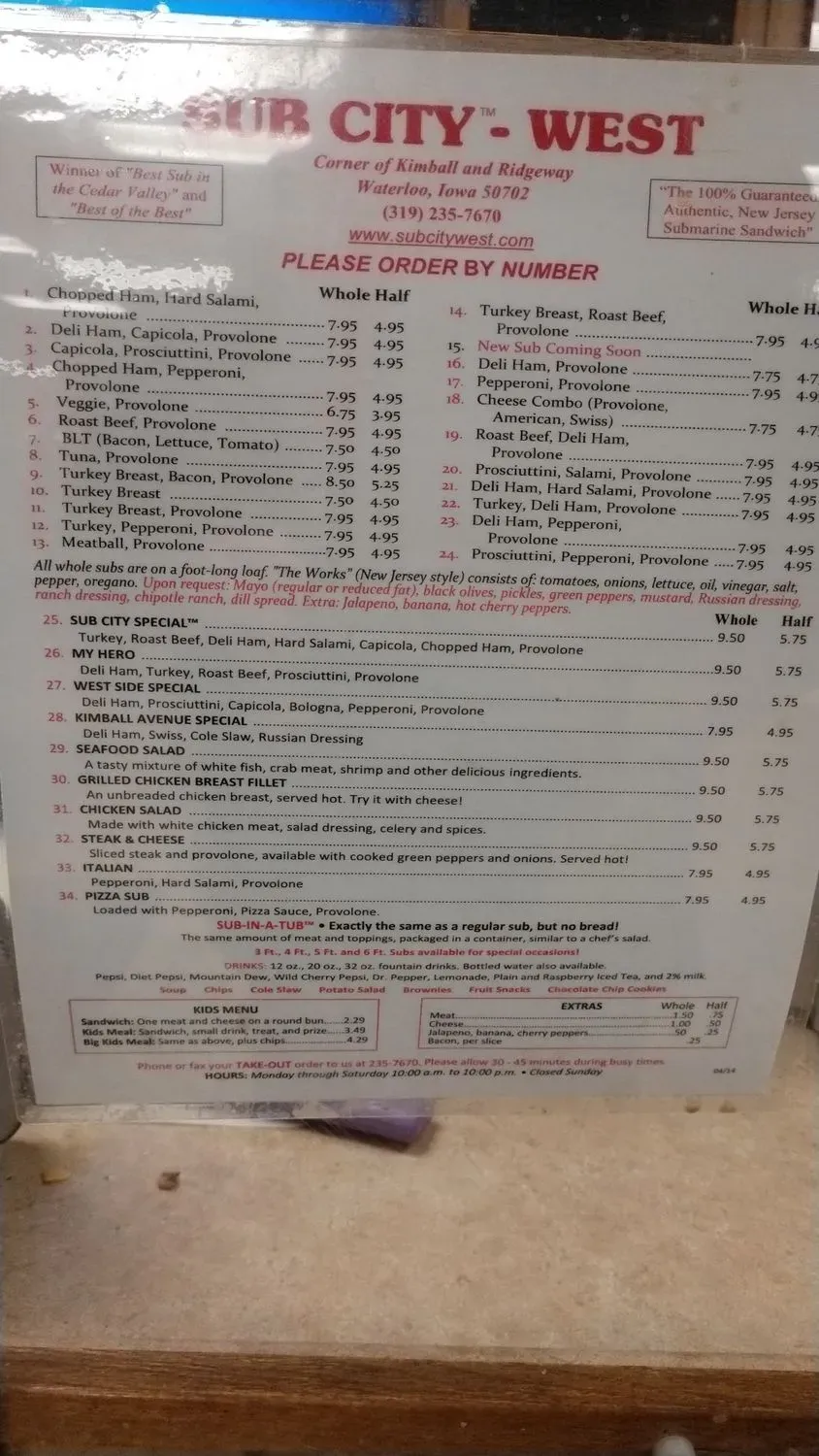 Menu 2