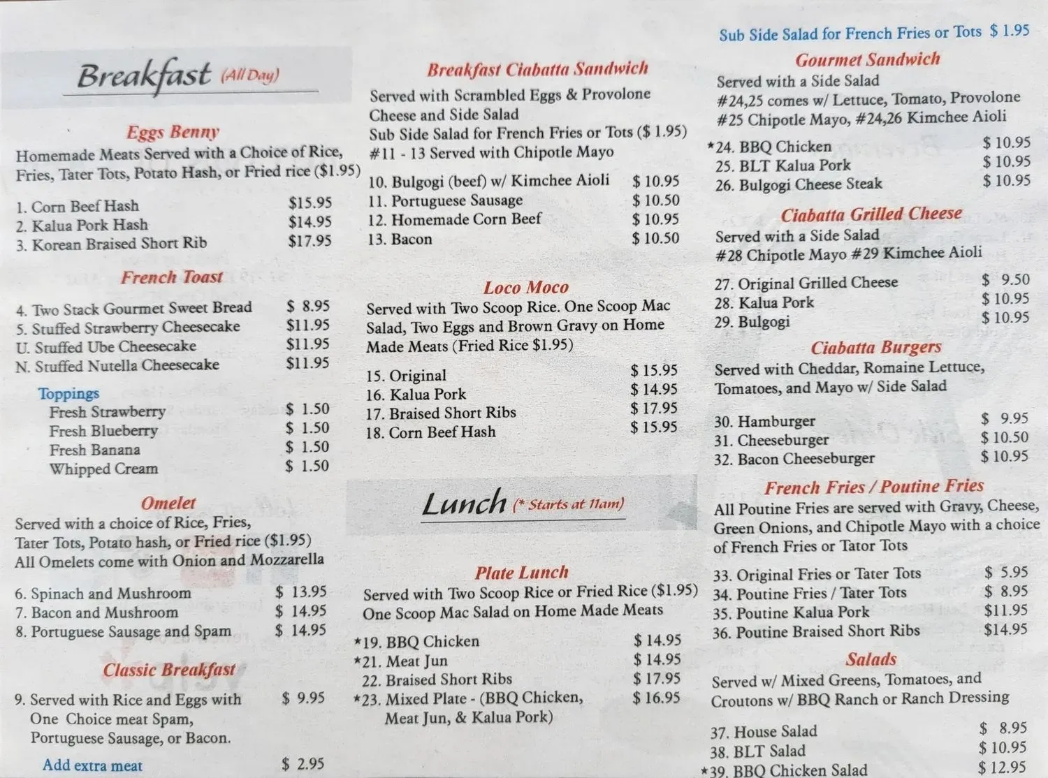 Menu 4