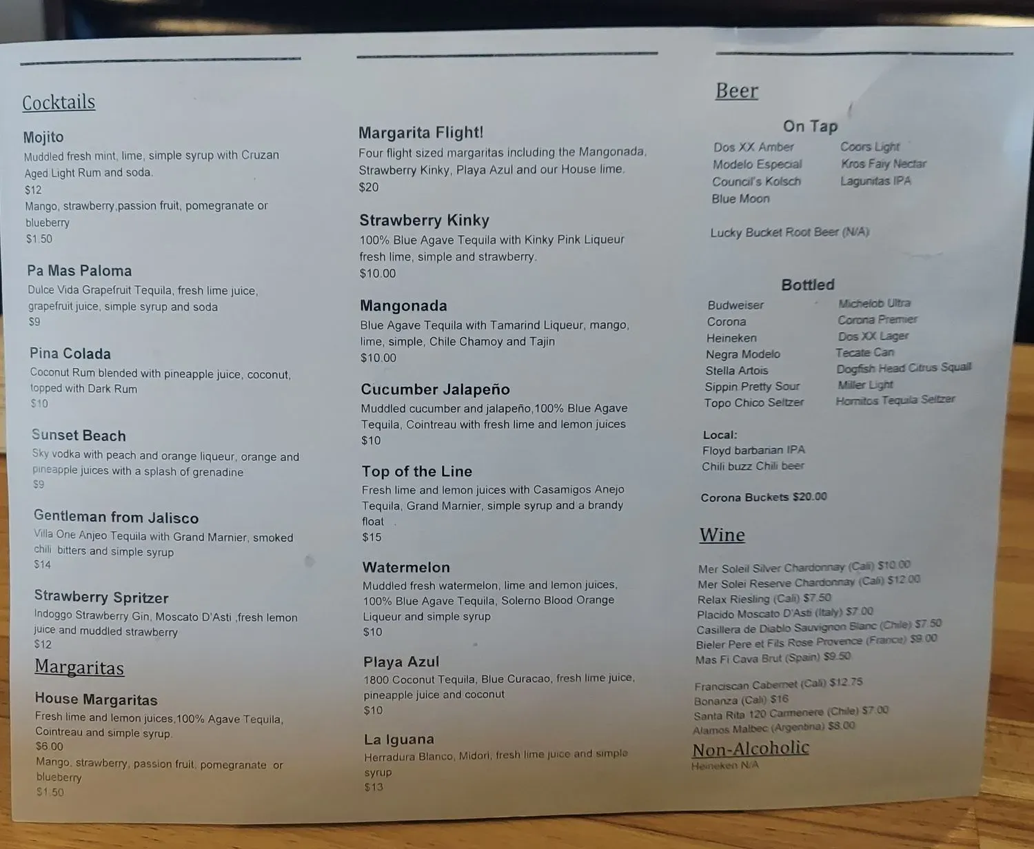 Menu 2