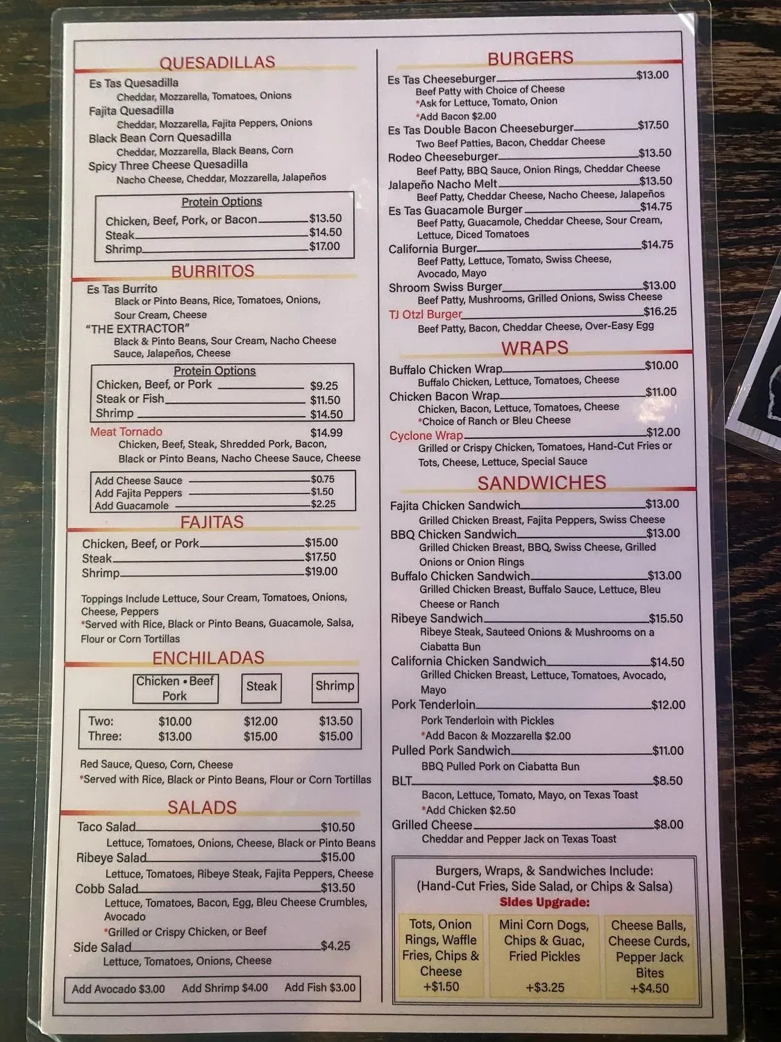 Menu 3