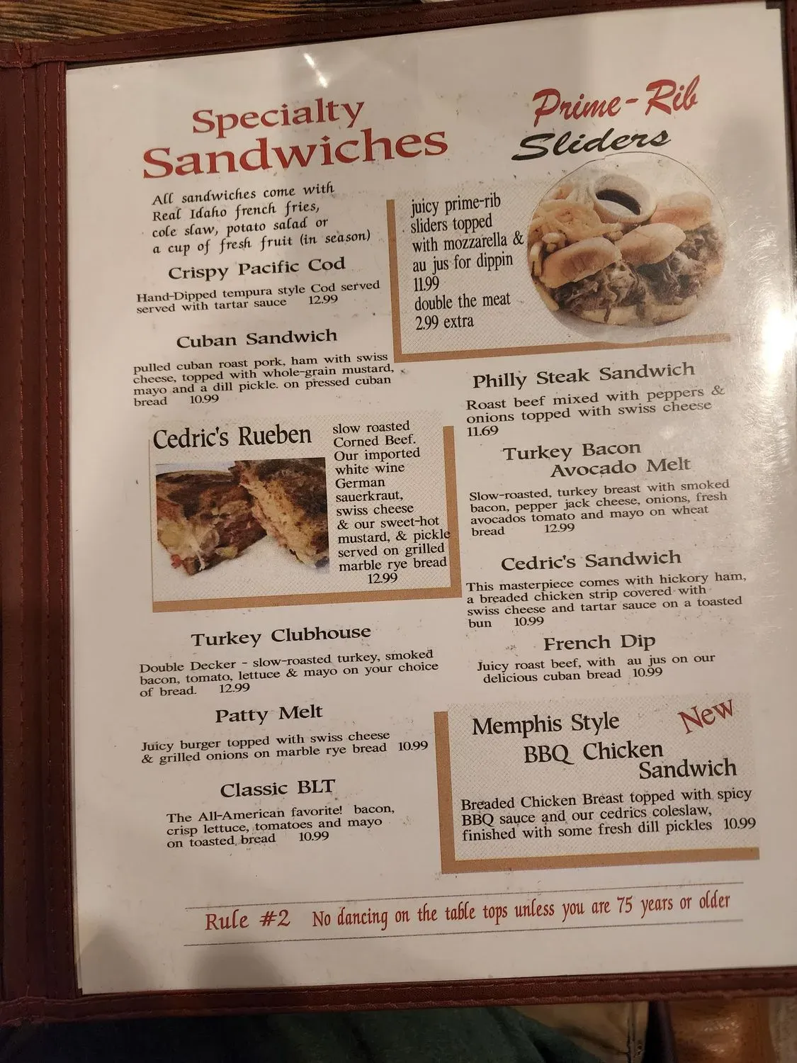 Menu 3