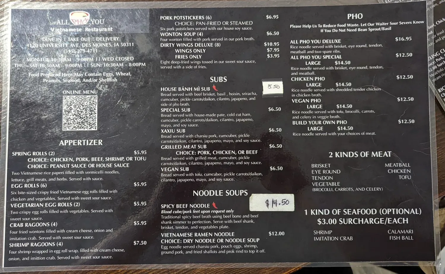 Menu 6