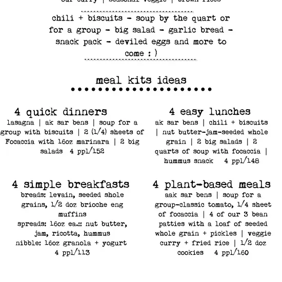 Menu 6