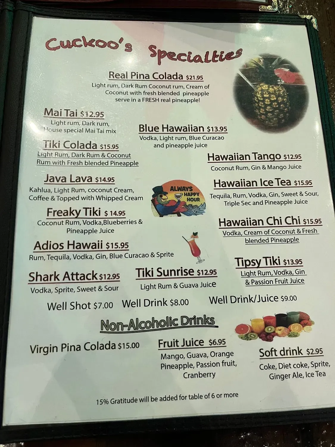 Menu 2