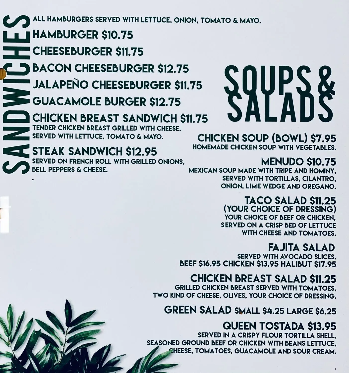 Menu 6