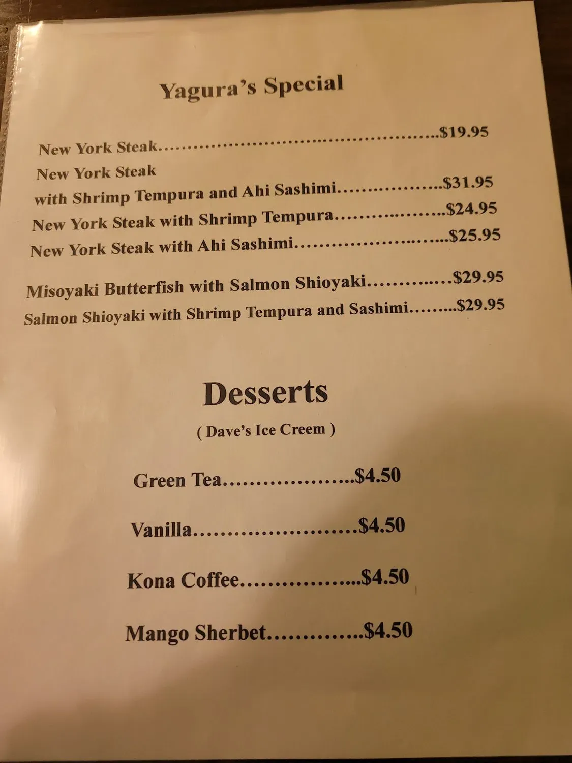 Menu 4