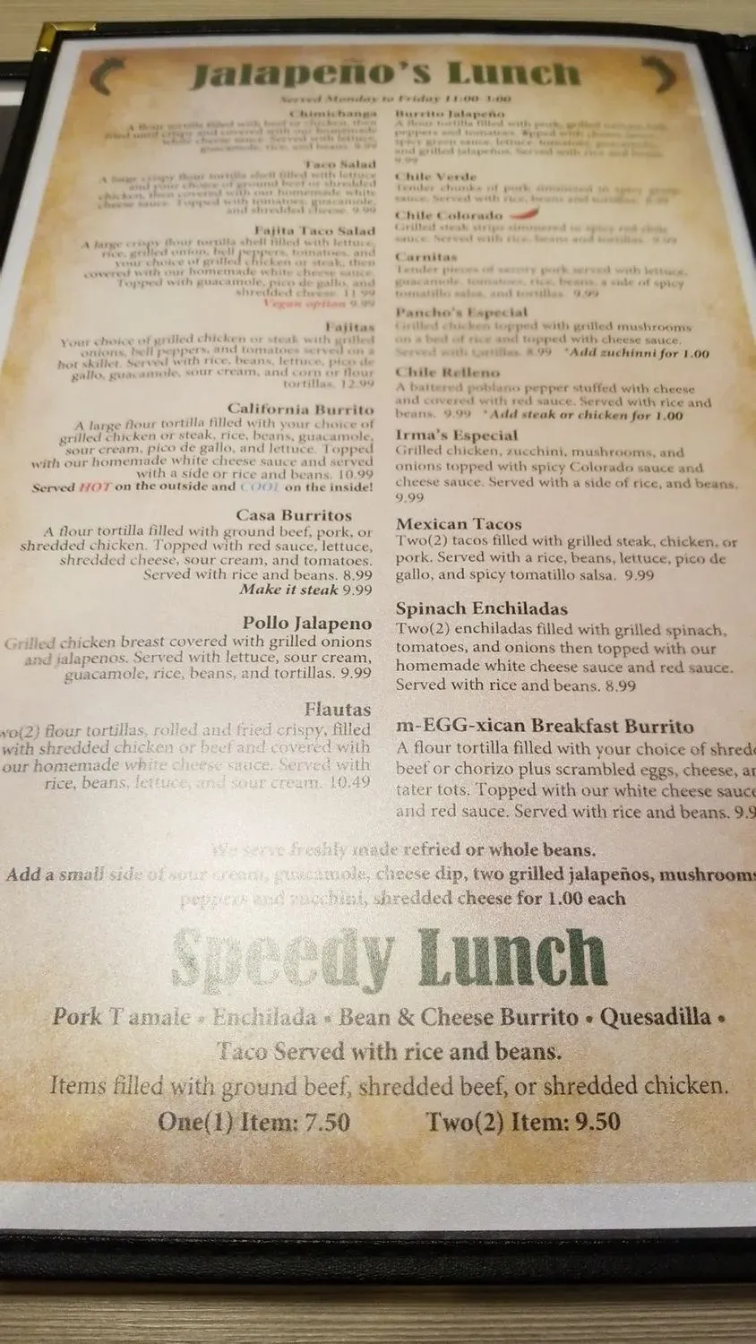 Menu 5