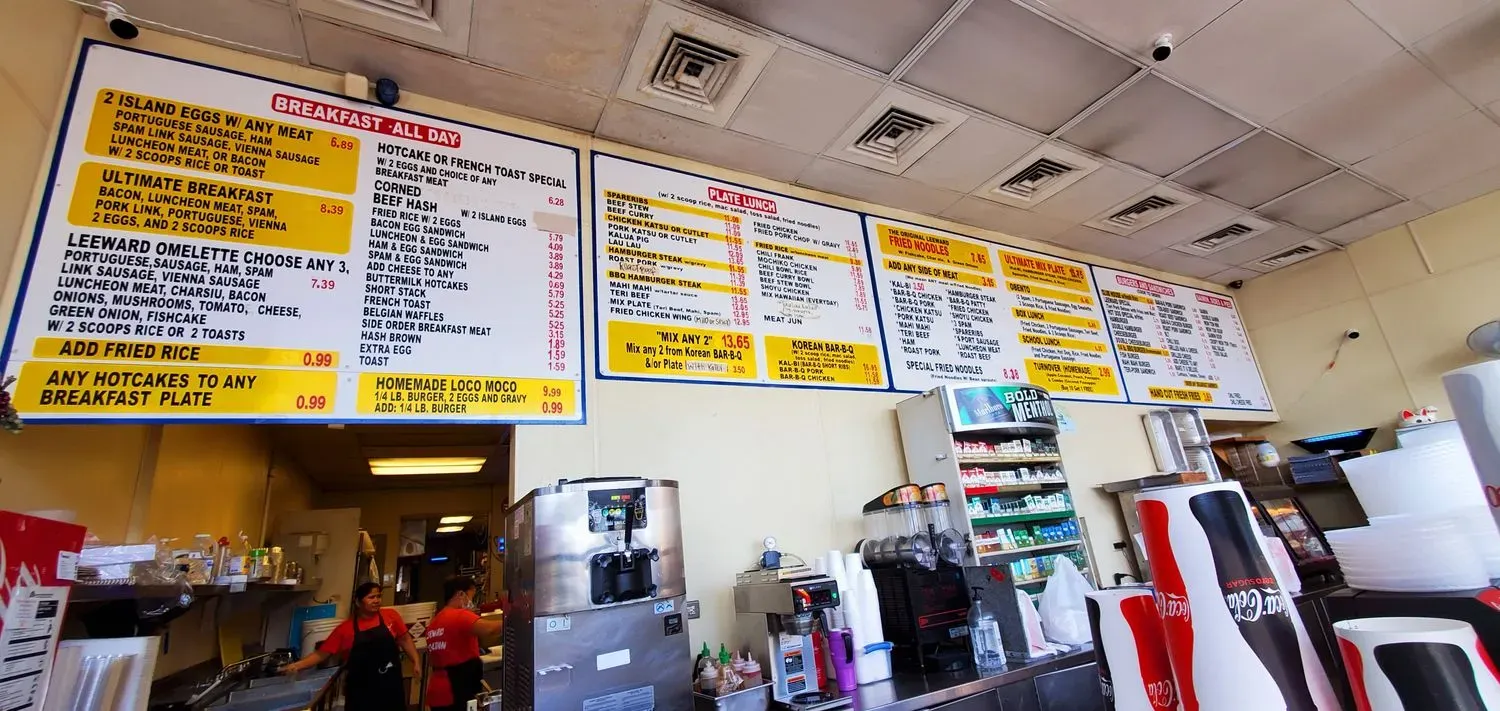 Leeward Drive-Inn Menu - Updated October 2025