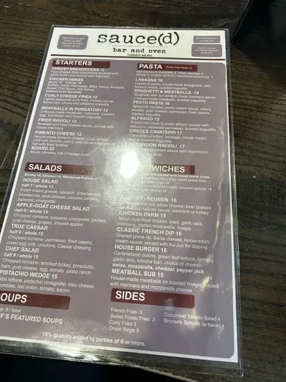 Menu 5