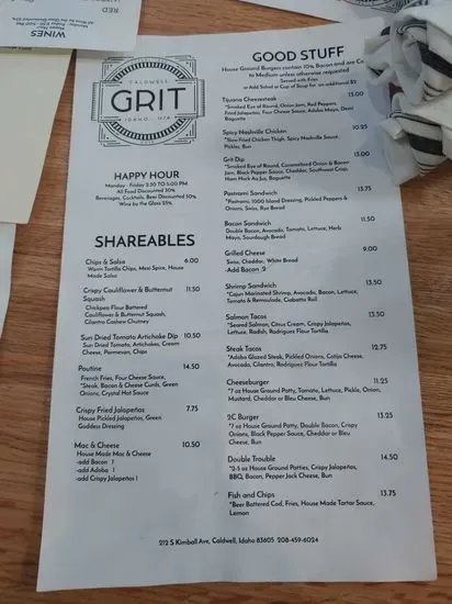 Menu 5