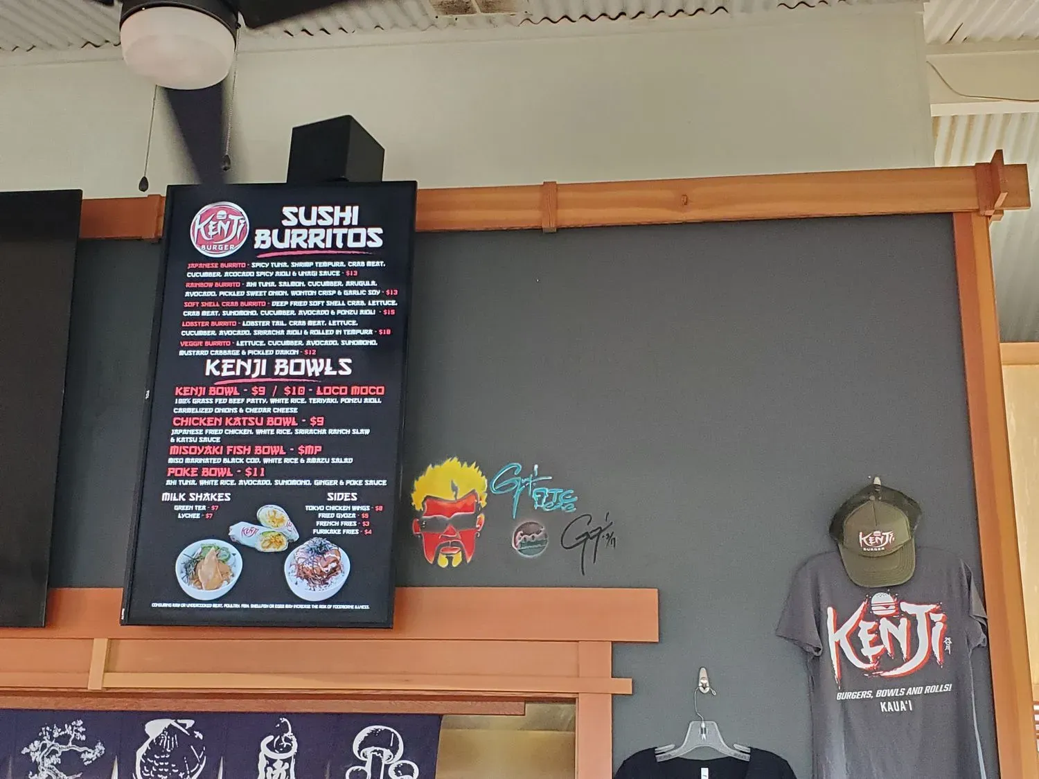 Kenji Burger Kapaa Menu - Updated October 2025