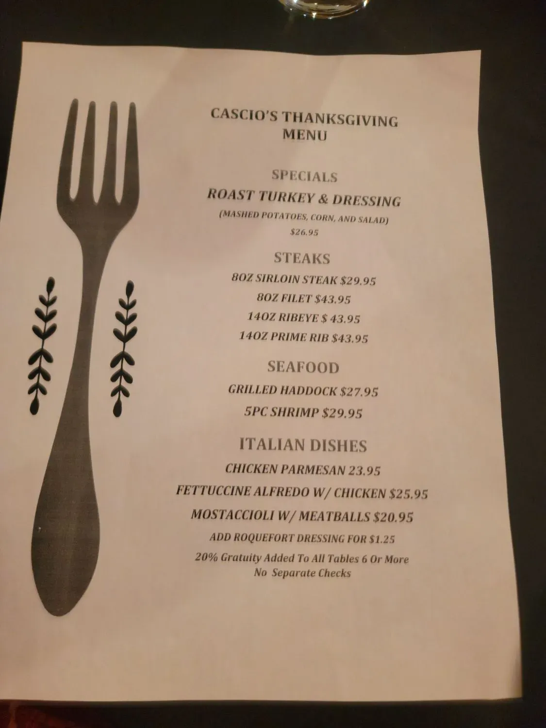 Menu 6