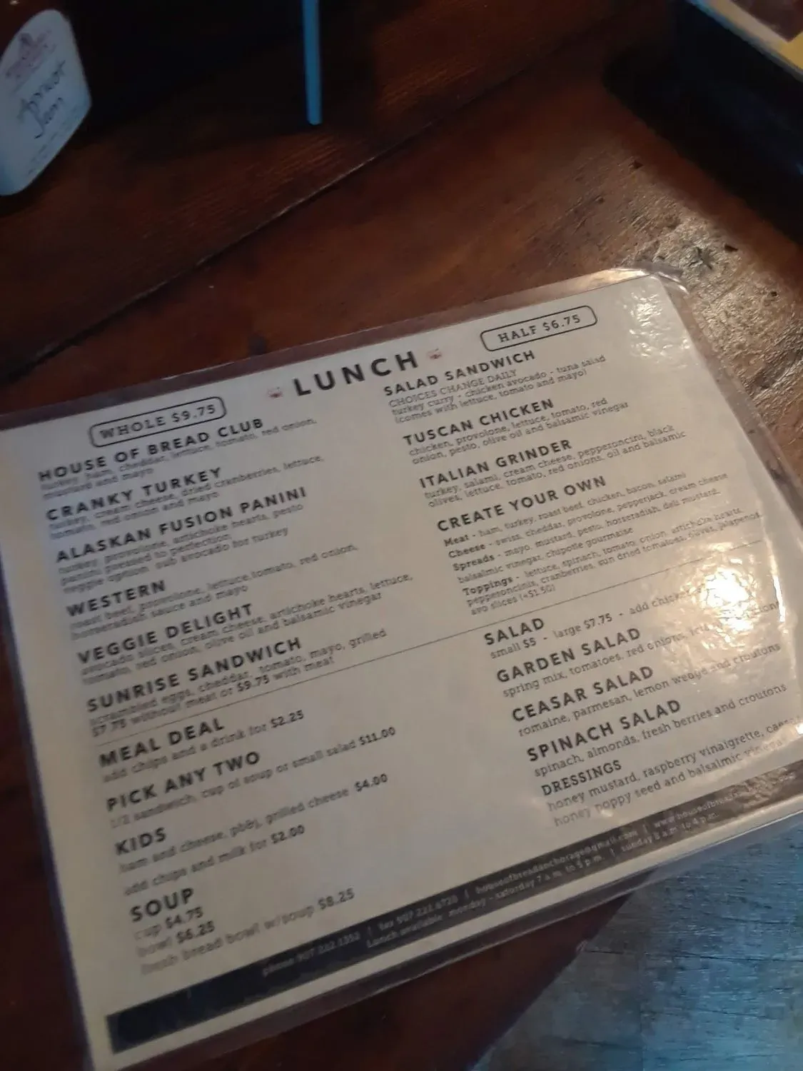 Menu 6