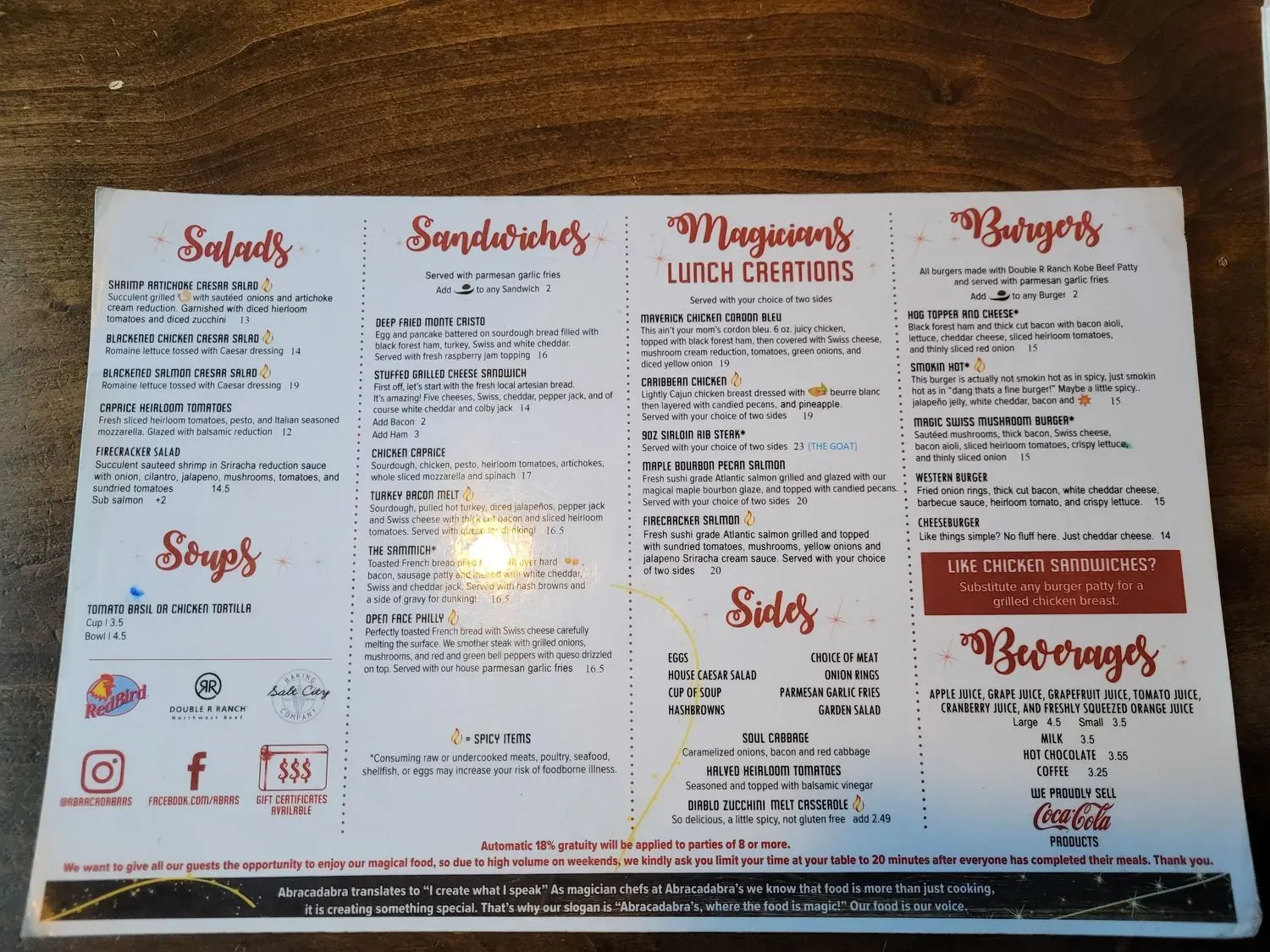 Menu 3