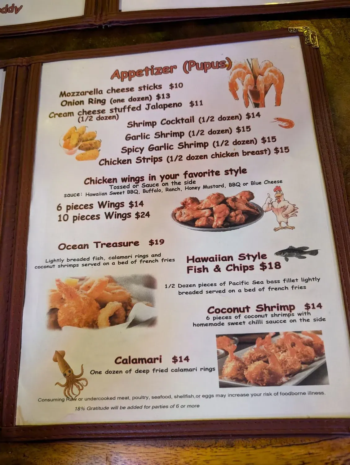 Menu 6