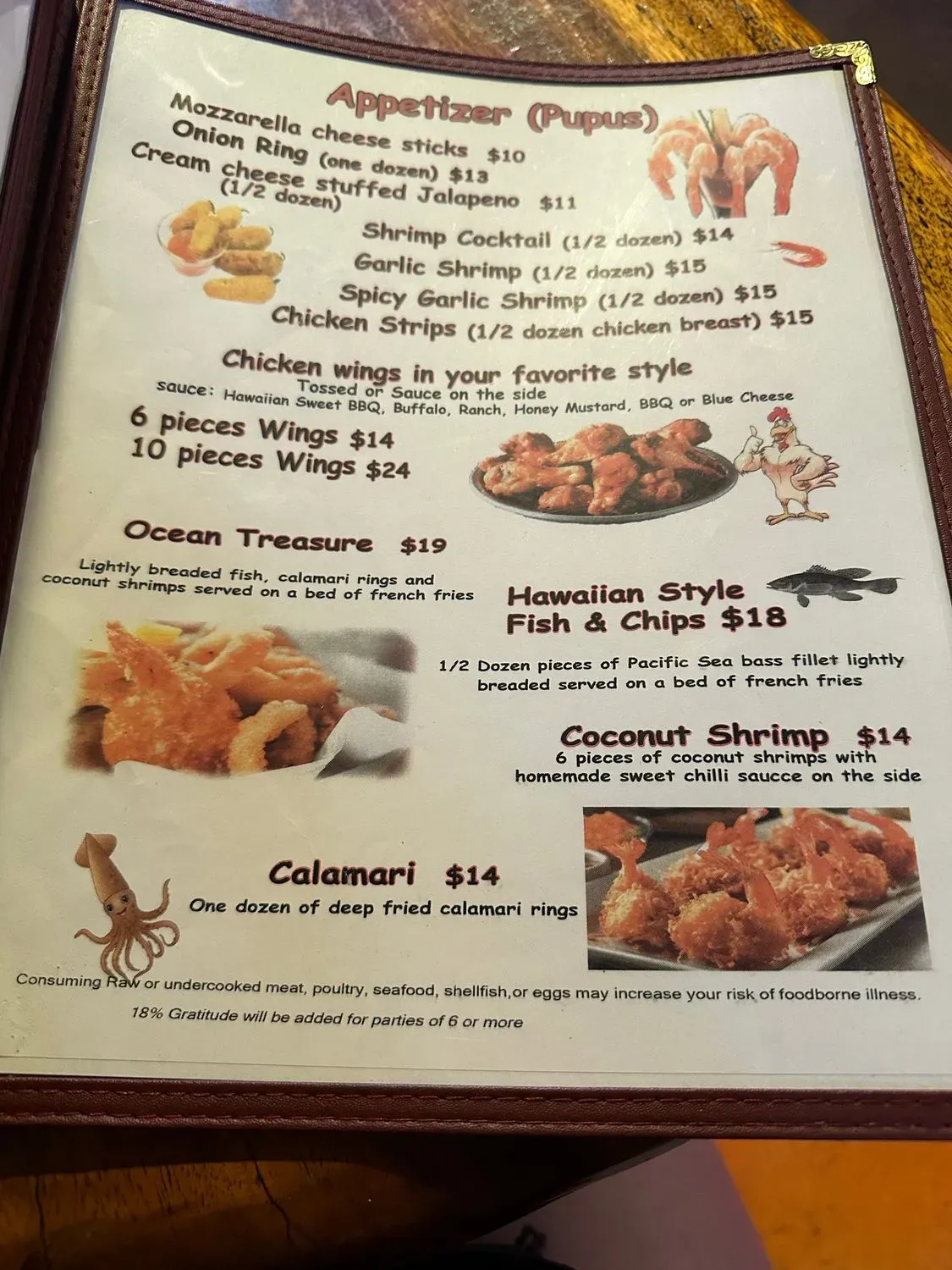 Menu 6