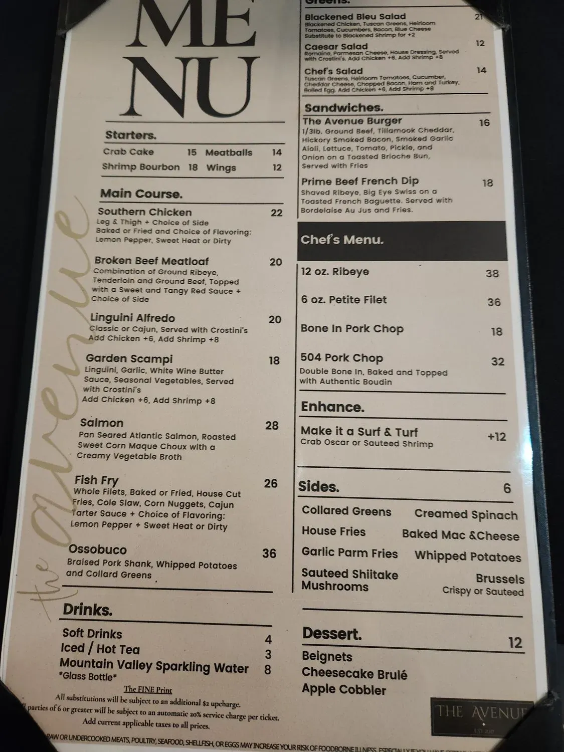 Menu 6