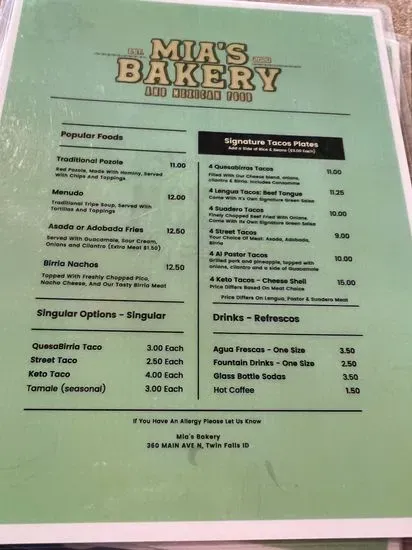 Menu 2