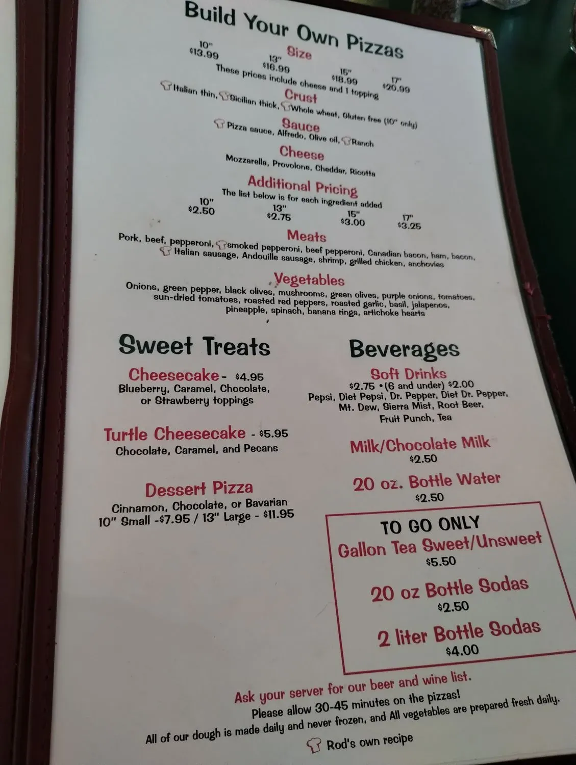 Menu 6