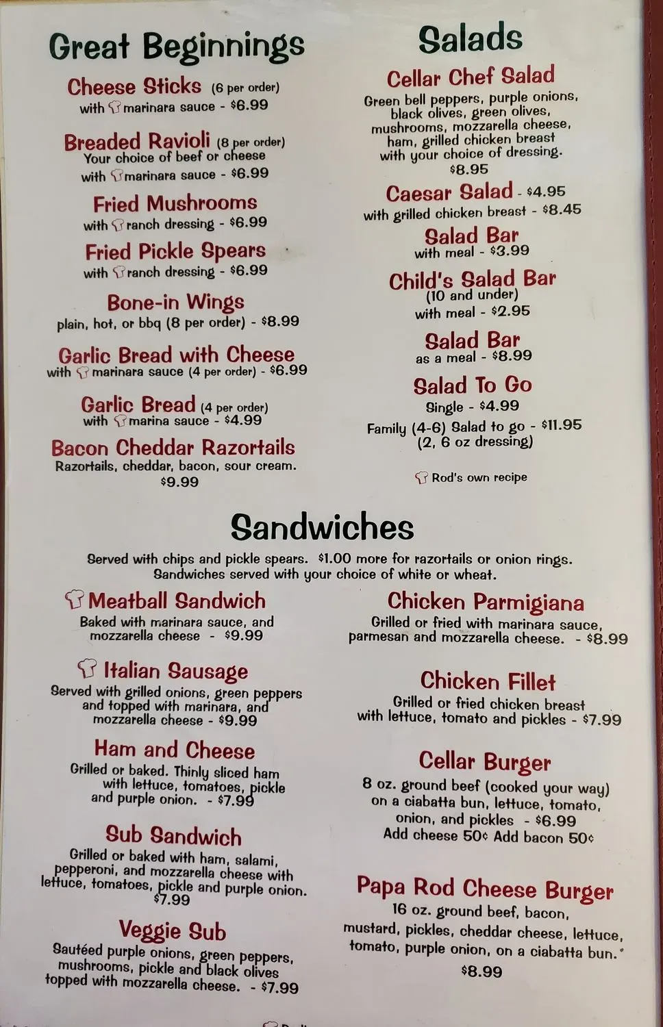 Menu 2