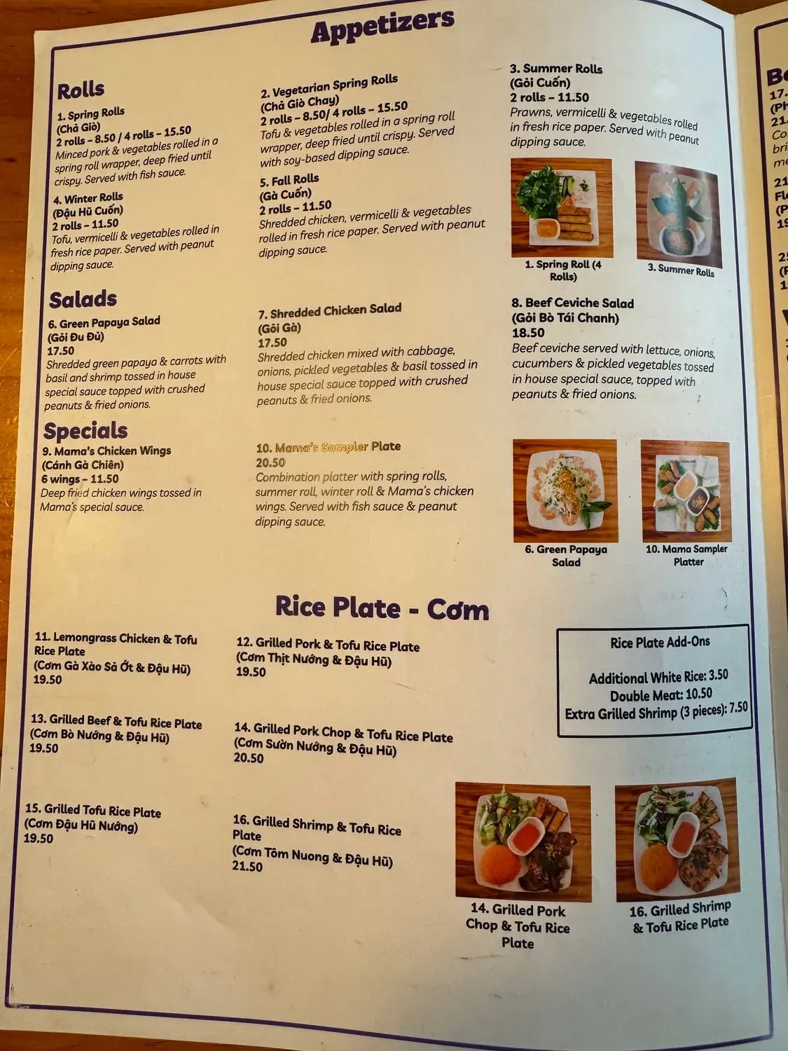 Menu 2