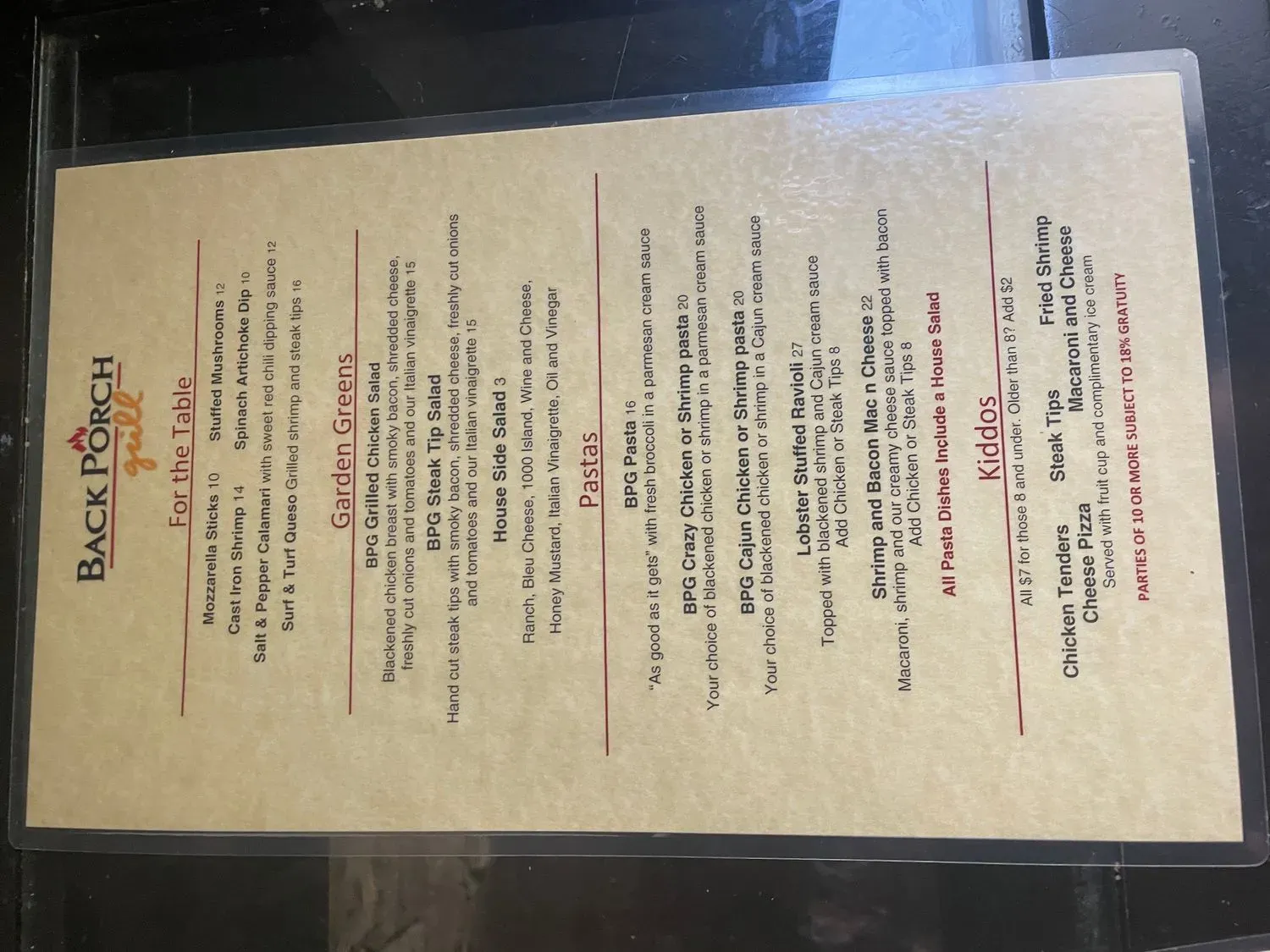 Menu 3