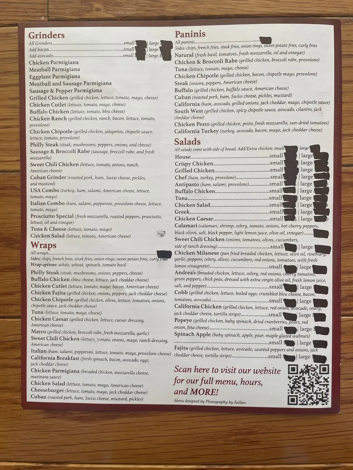 Menu 2
