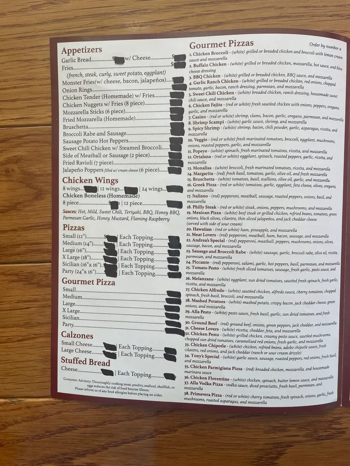 Menu 3