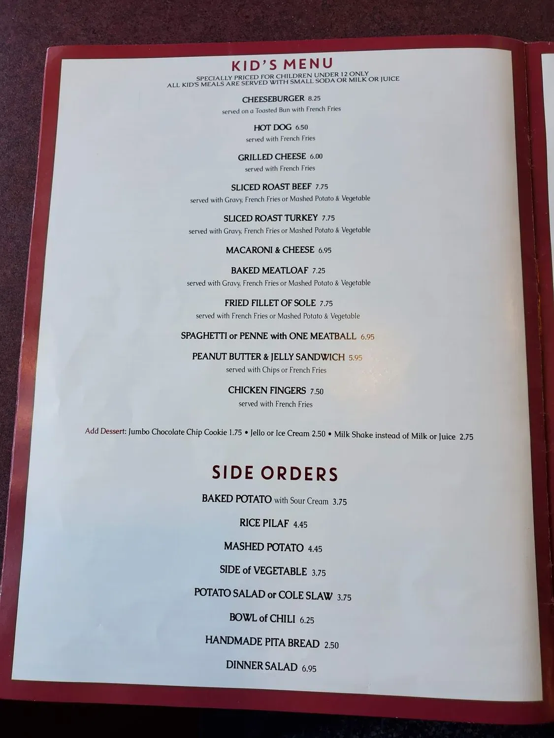 Menu 2