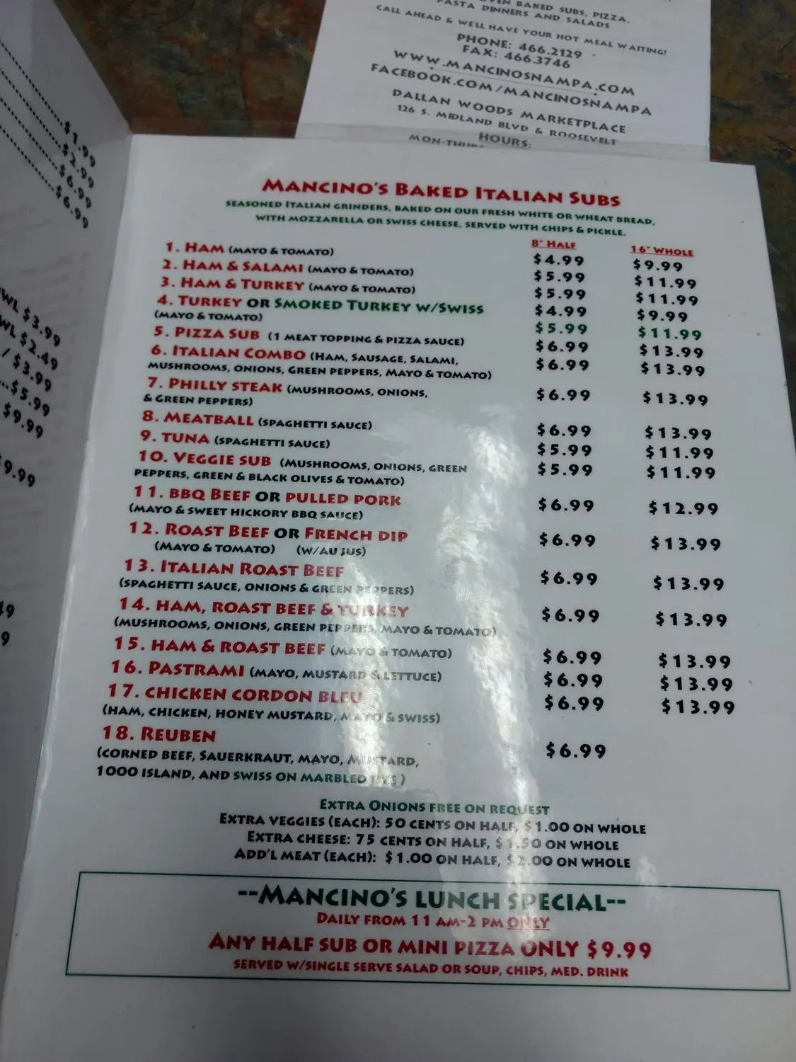 Menu 6