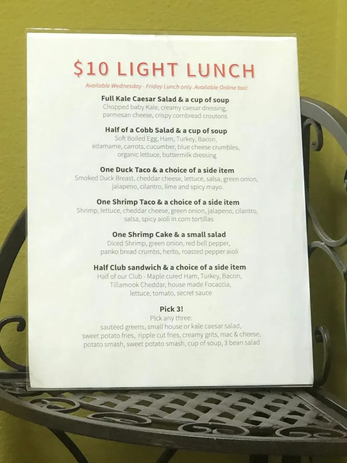 Menu 4