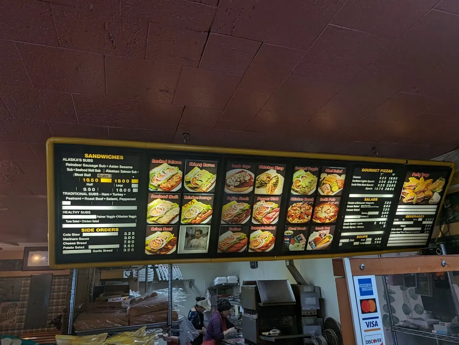 Alaska's Gourmet Subs Menu - Updated October 2025