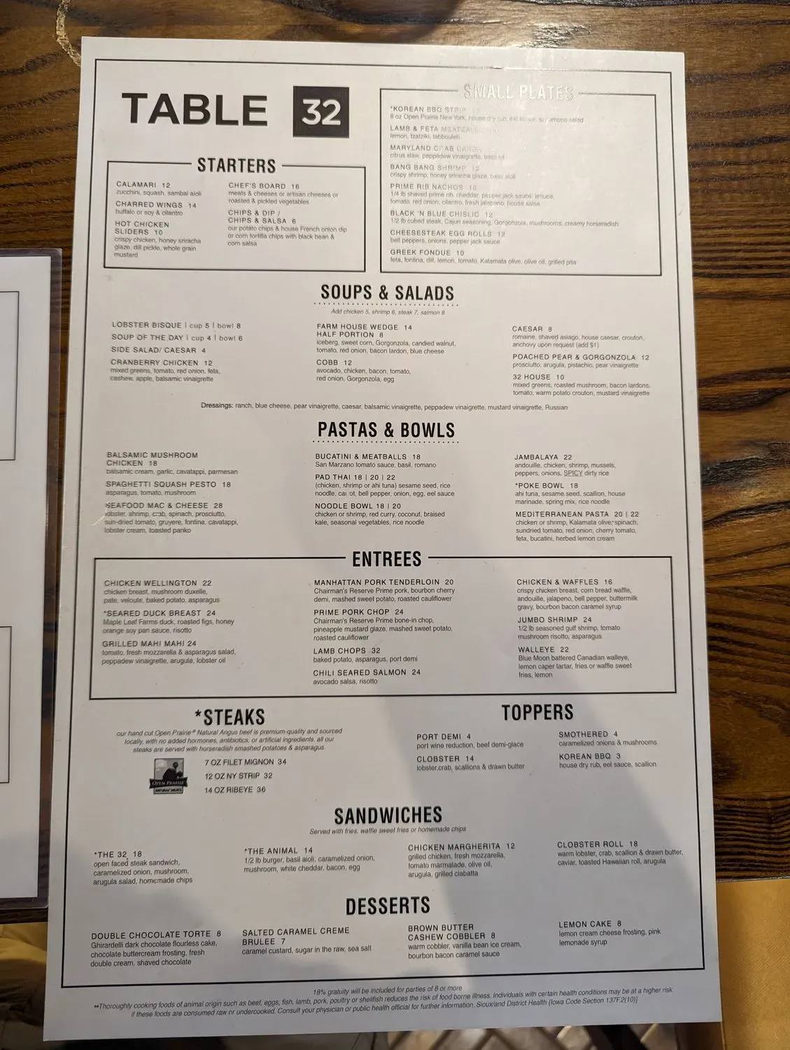 Menu 2