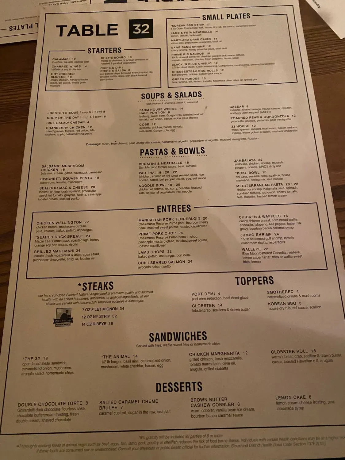 Menu 4