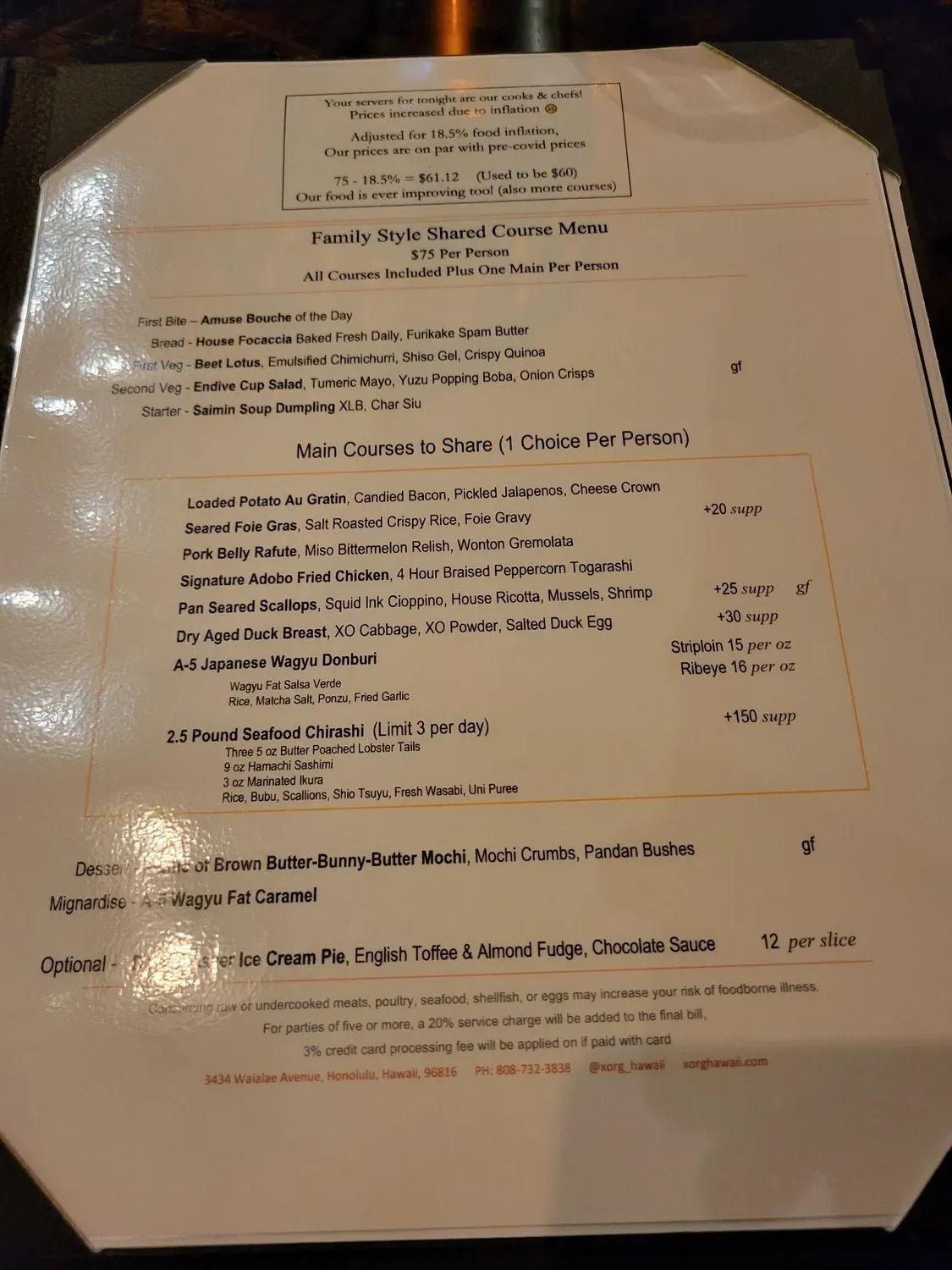 Menu 5