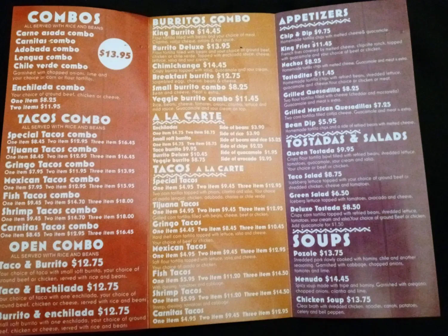 Menu 3