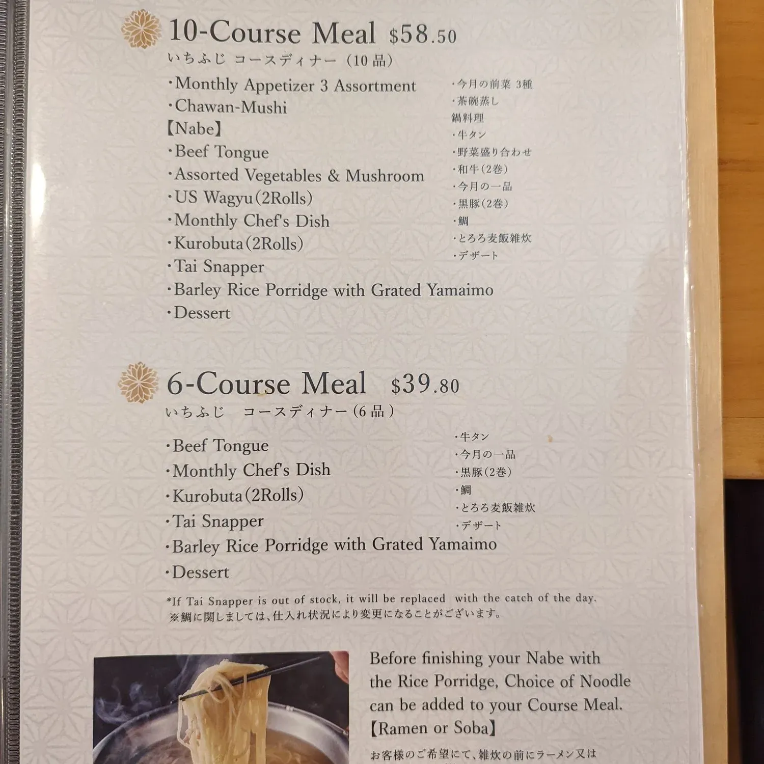 Menu 2