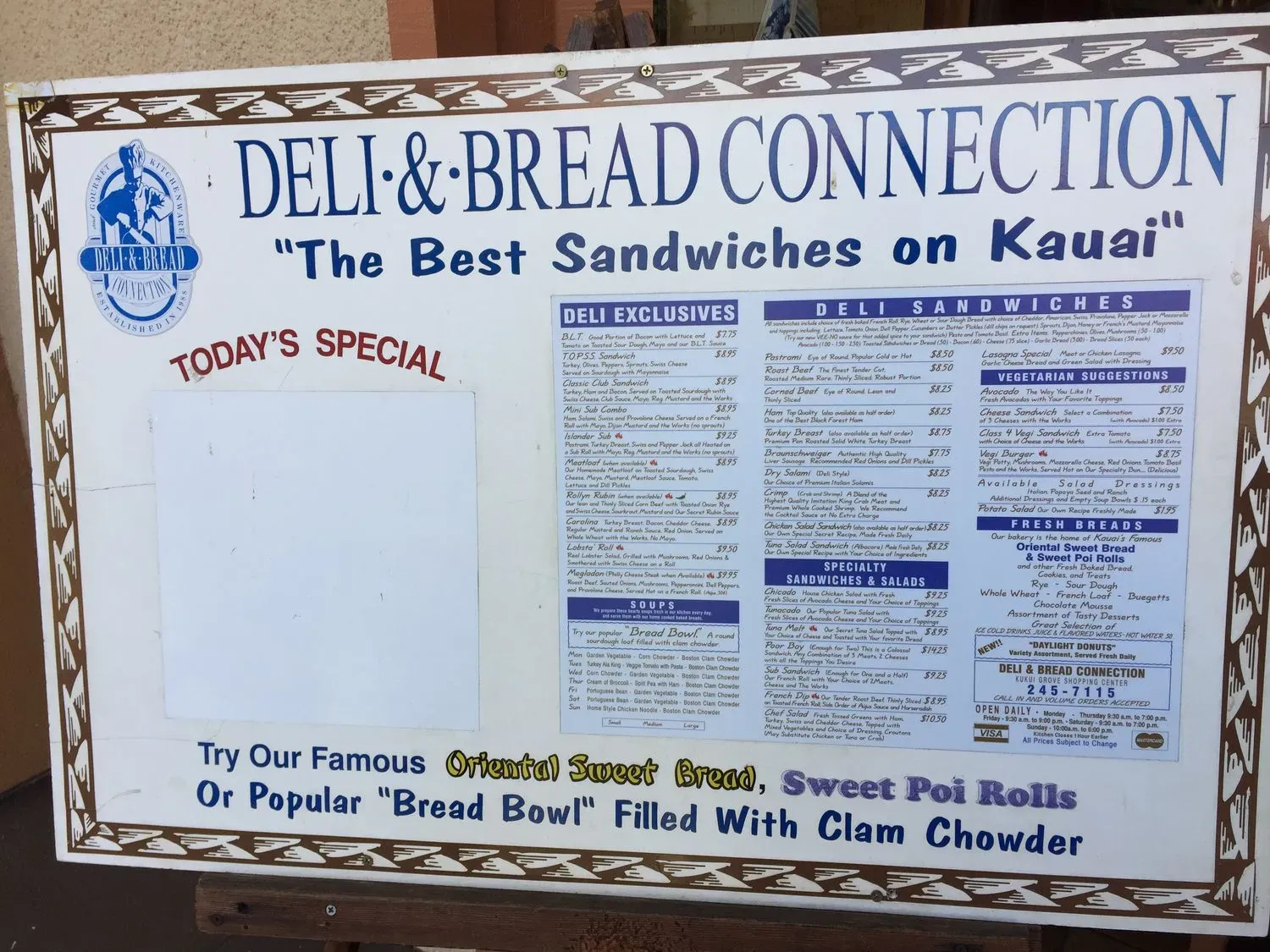Menu 5