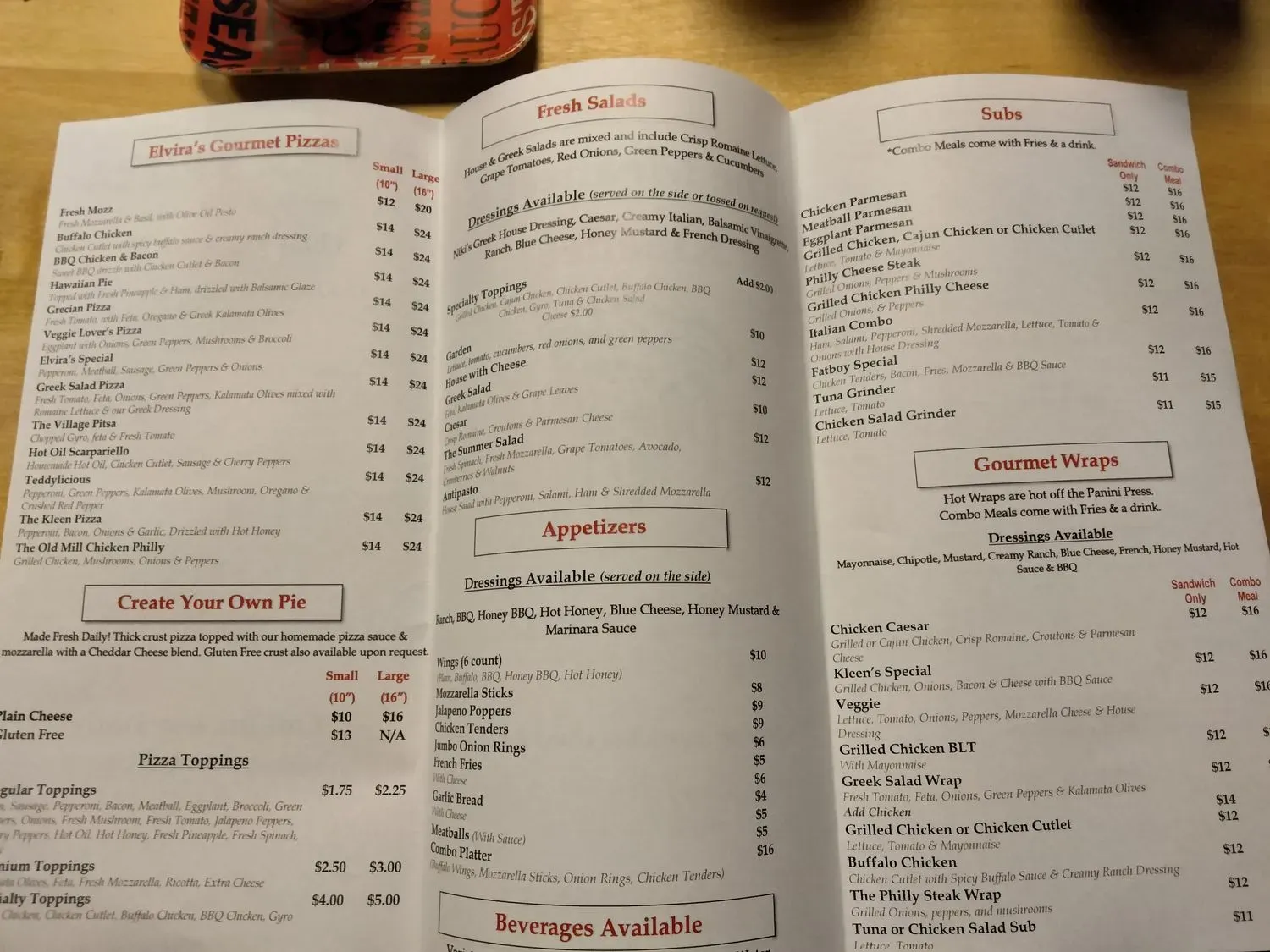 Menu 6