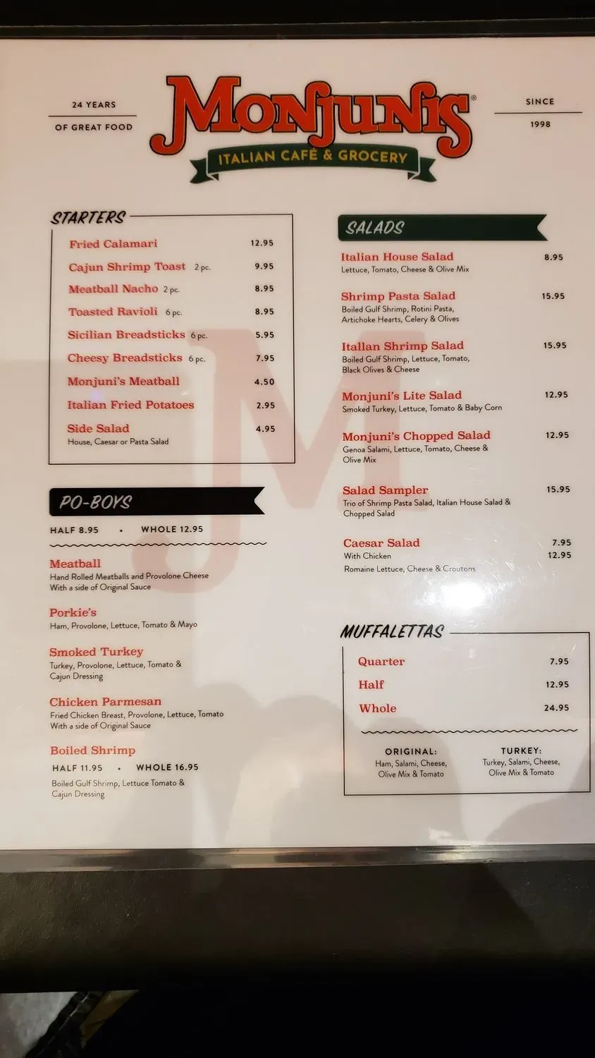 Menu 4