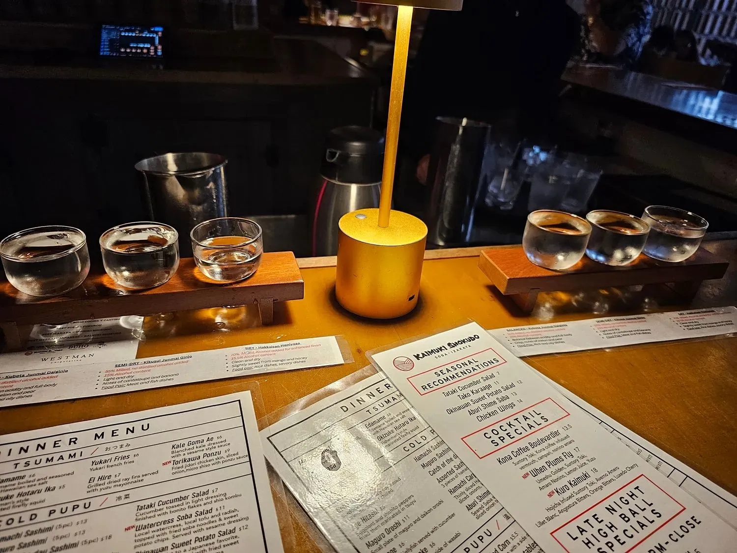 Kaimuki Shokudo Menu - Updated September 2025