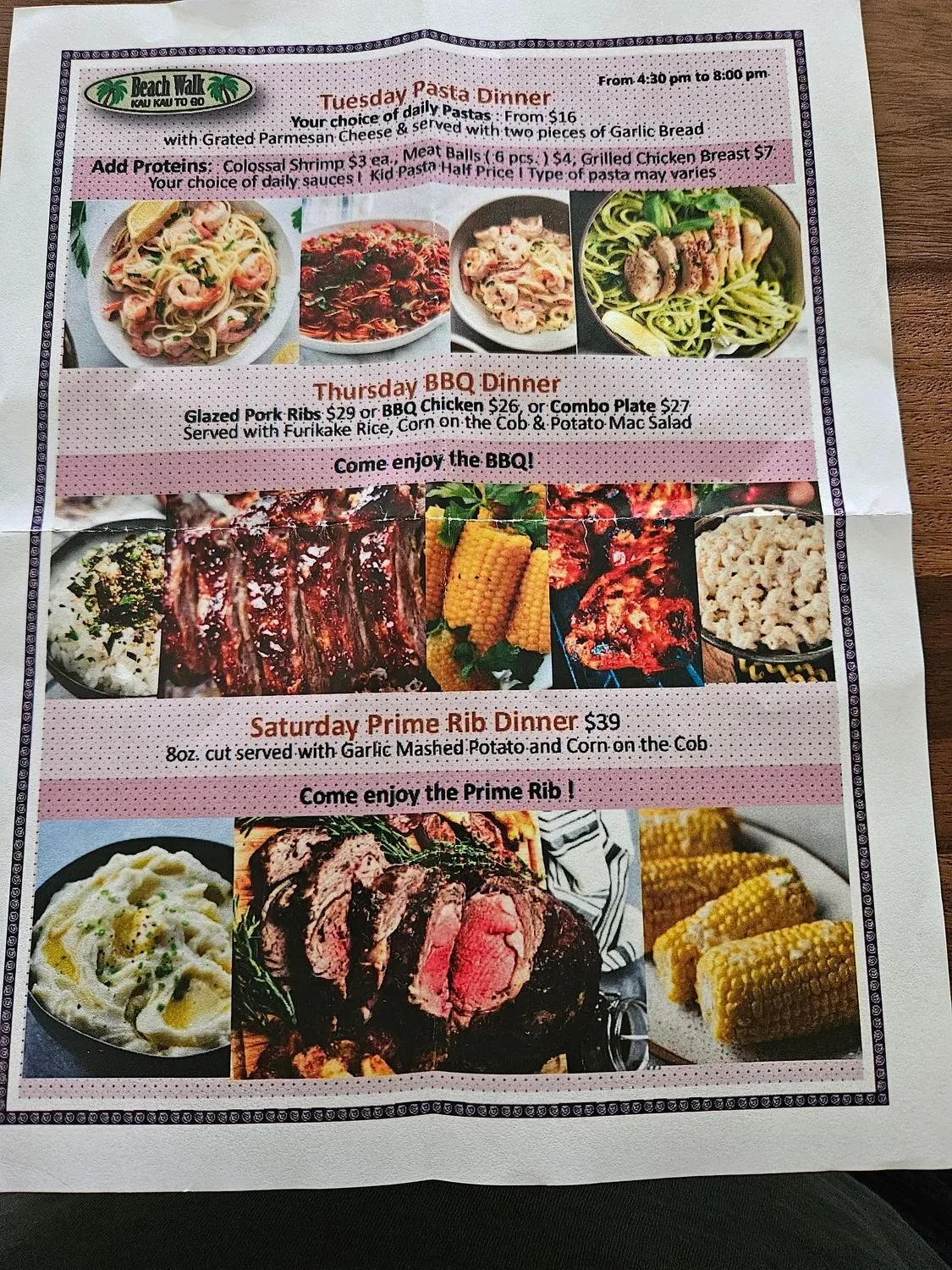 Menu 4