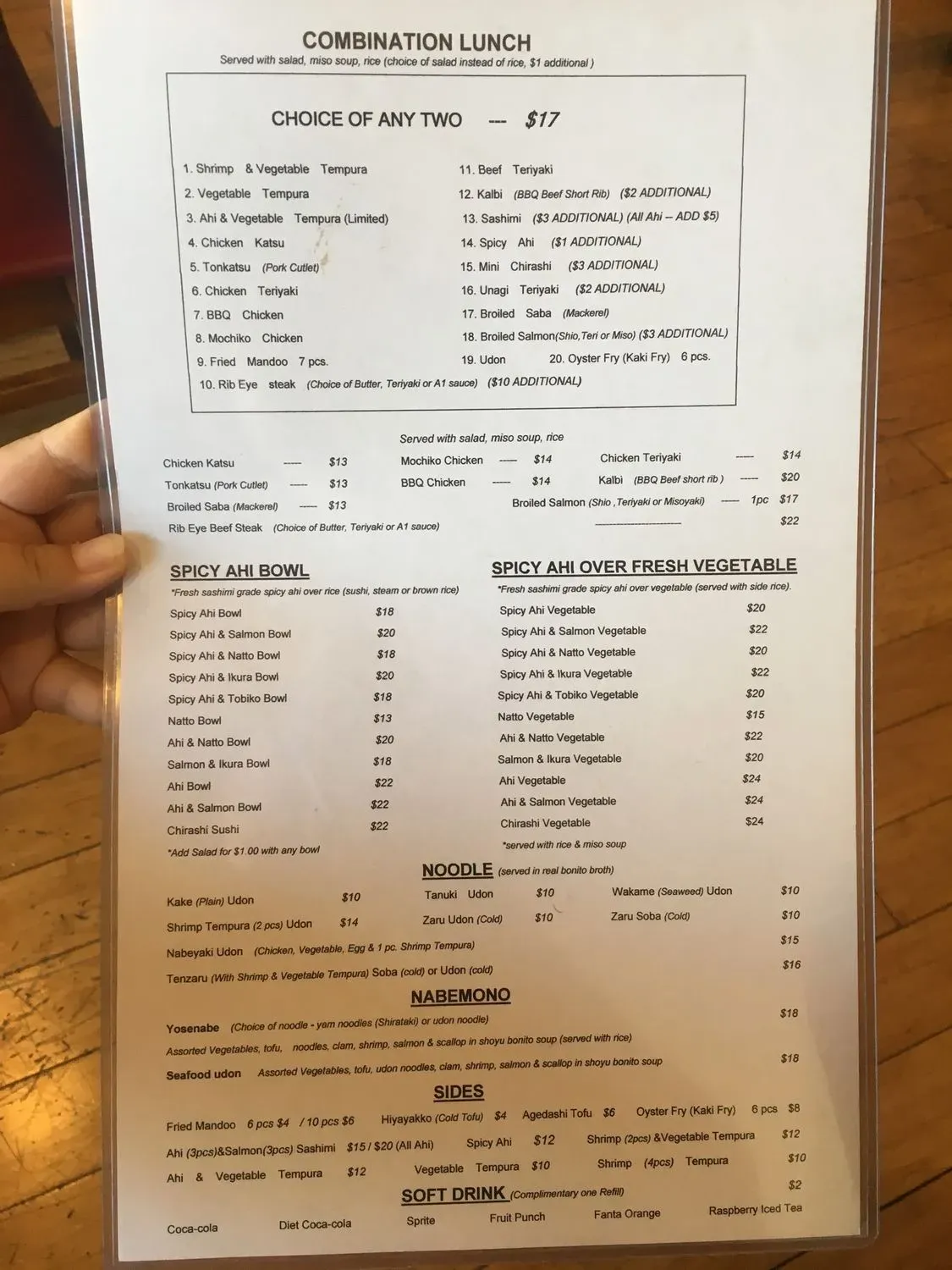 Menu 4