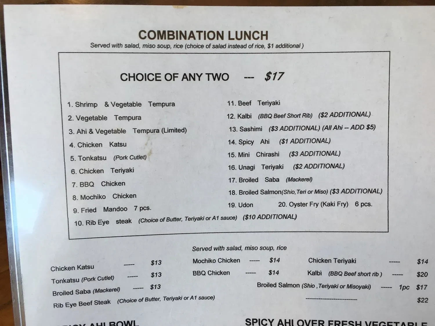 Menu 3