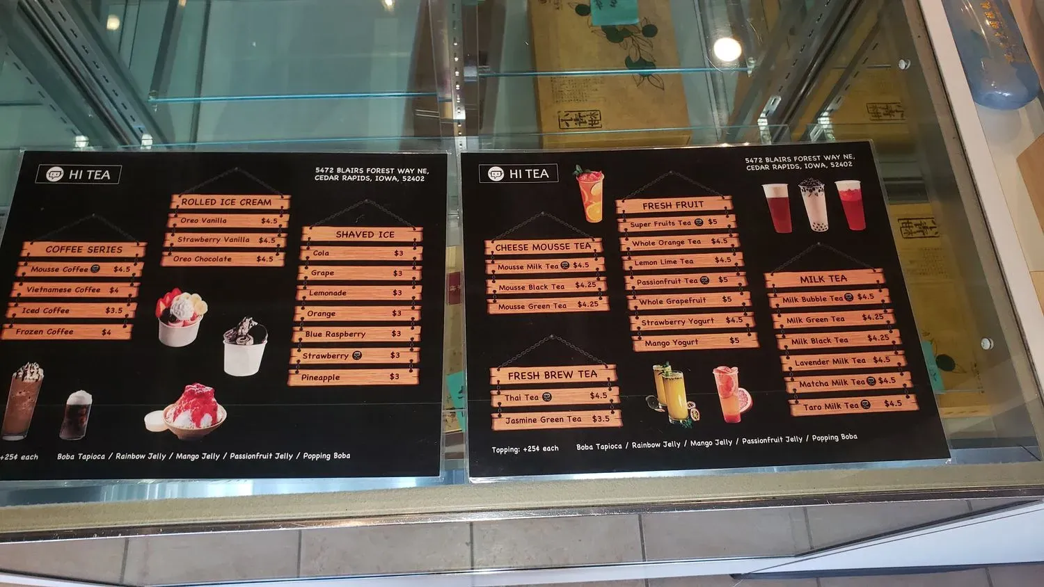 Hi Tea Menu - Updated October 2025