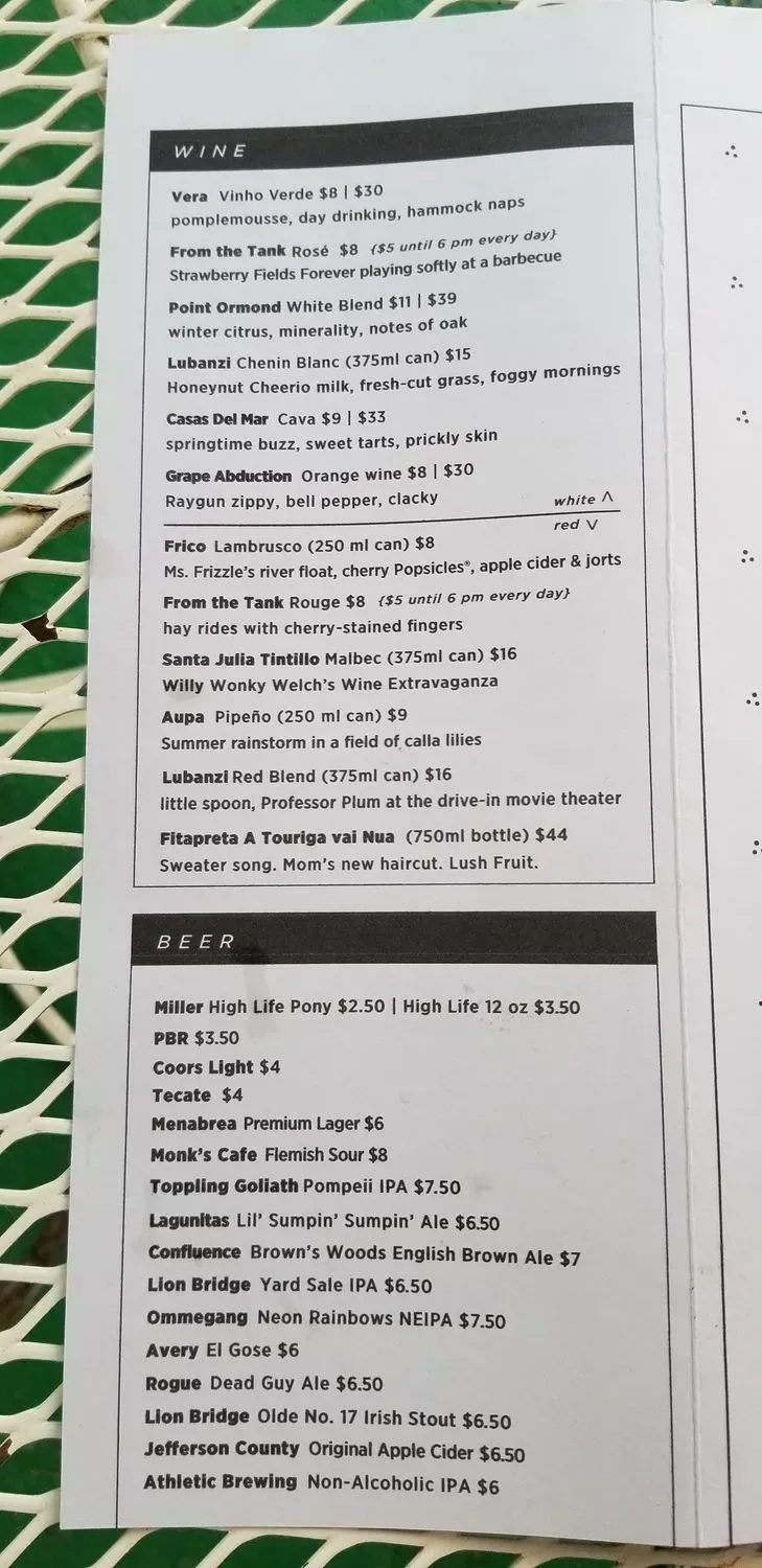 Menu 6