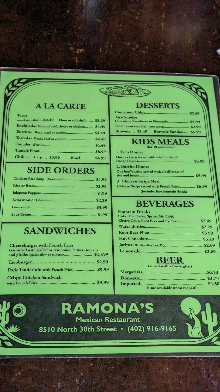 Menu 3